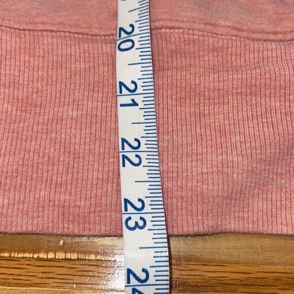 Athleta Apollo Mock Crewneck Sweatshirt Conch Pink Heather Size Small - Picture 12 of 12